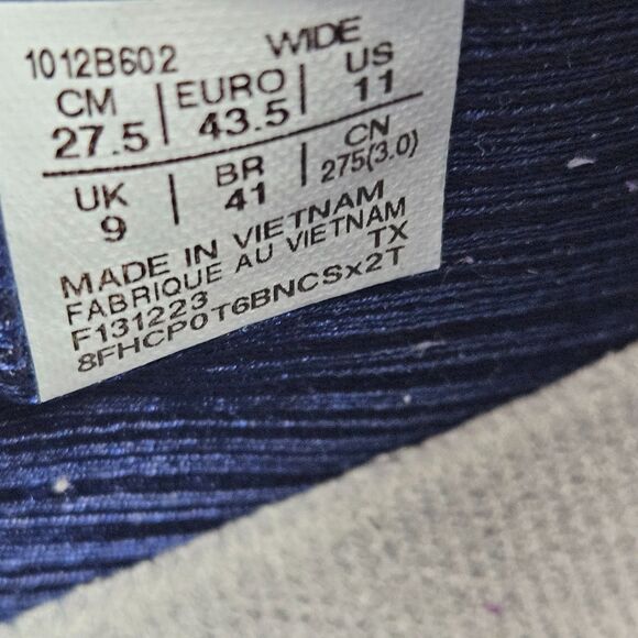 Asics Gel-Nimbus 26 Shoes Womens Size 11 Wide Blue Athletic Running Sneakers - Picture 10 of 12